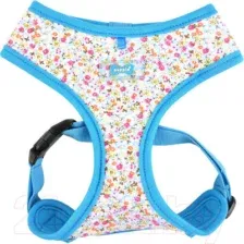 Шлея Puppia Wildflower PAUA-HA1826-SB-L (голубой)