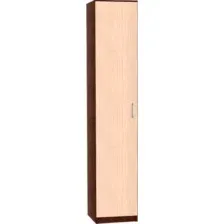 Шкаф-пенал МДК ГШБ бельевой 2120x400x450 (дуб млечный)