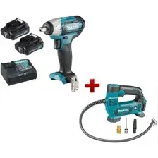 Makita TW141DWAEA1 (гайковерт, компрессор, 2 АКБ, кейс)