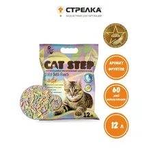 Наполнитель Cat Step Tofu Original комкующийся растительный , фруктовый аромат , 12 л