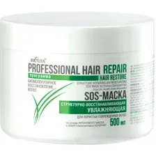 SOS-маска БЕЛИТА Hair Repair, структурно-восстанавливающая, 500 мл