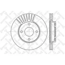 Тормозной диск STELLOX 6020-2549V-SX вентилируемый , передняя ось