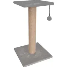 Когтеточка Cat House с полкой 0.70, джут серый