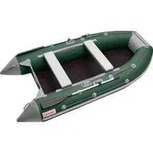 Моторная лодка Roger Boat Hunter 3200 (без киля, зеленый/серый)