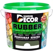 Краска Super Decor Резиновая 12 кг (№10 морская волна)