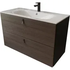 TERMINUS Тумба с умывальником Контур 100x62x45 с 2 ящиками KON101002200001O (венге/графит)