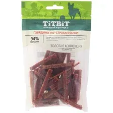 Лакомство для собак TiTBiT Говядина по-строгановски 80 г