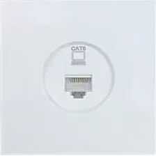 Розетка компьютерная Lezard Zima 704-0288-140 (белый)