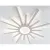 Люстра Estares Teresa 100W R-APP-680x50-White/White-220-IP20