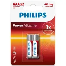 Батарейка Philips Power Alkaline AAA LR03P2B/97 (2 шт)