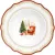 Тарелка глубокая Fissman Christmas Eve 16028 (красный)