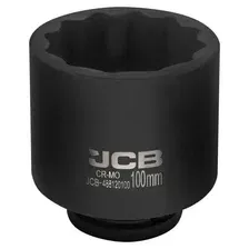 Головка ударная глубокая 1'', 100мм (12гр.) 61708 JCB
