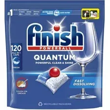 Таблетки для посудомоечных машин Finish Quantum A120, 120 шт