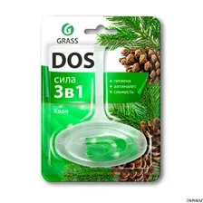 GRASS - Подвесной блок для унитаза DOS 3 в 1 Хвоя, 1шт / 125851
