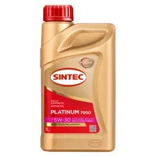 Моторное масло SINTEC PLATINUM 7000 5W-30 ACEA A5/B5 API SL/CF, 1л / 600157