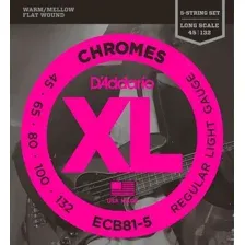 Струны для бас-гитары D'Addario ECB81