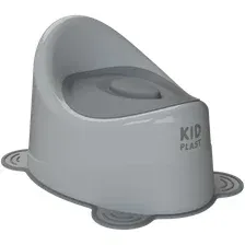 Детский горшок KidPlast Uniks / PL045402 (светло-серый/серый)