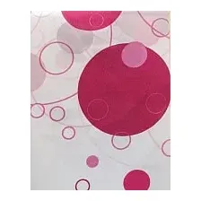 Шторка-занавеска для ванны Miranda Bubble Pink