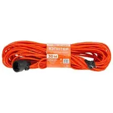 ЮПИТЕР JP8401-03 Удлинитель-шнур 30м (1 роз., 2,2кВт, б/з, ПВС 2х1) (садовый) (ЮПИТЕР)
