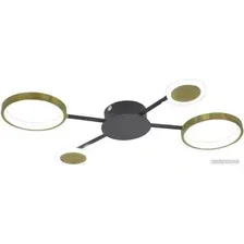 Припотолочная люстра Mirastyle SL-41080-48 BK+SGD