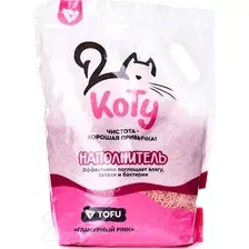 Наполнитель для туалета Коту Гламурный Pink (6л/2.5кг)