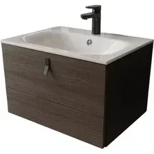 TERMINUS Тумба с умывальником Контур 60x38x45 с 1 ящиком KON10601200001O (венге/графит)