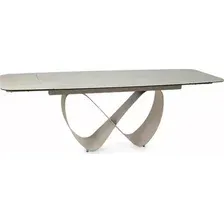 Кухонный стол Signal Infinity ceramic 160-240/95 (бежевый травертин/кашемир)