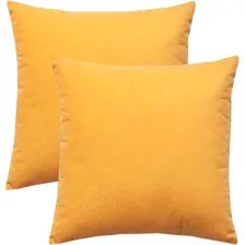 Декоративная подушка Matex Velours 49-890 (2шт, горчичный)