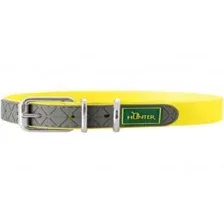 Ошейник HUNTER неоновый жёлтый, Collar Convenience 45/S-M
