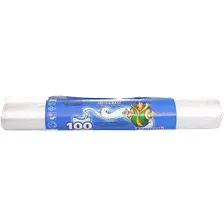 Пакеты для пищевых продуктов (100шт) ВЛАСТЕЛИН МЕШКОВ фасовочные (37*24см;8мкм)