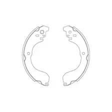Тормозные колодки барабанные TRW GS8813