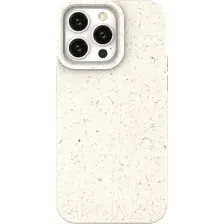 Чехол-накладка Case Recycle для iPhone 14 Pro Max (белый матовый)