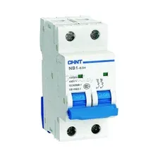 Автоматический выключатель CHINT NB1-63H 2P 25A C 10кА (179829)