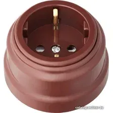 Розетка Bylectrica РА16-0202 (коричневый)