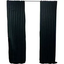 Комплект штор Модный текстиль 112MTBARHAT40 (250x250, 2шт, черный)