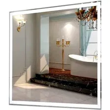 Пекам Зеркало Greta 90x80 greta-90x80B (с подсветкой и бесконтактным сенсором)