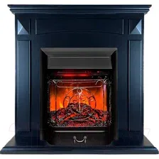 Каминокомплект Смолком Viking STD-ASP Majestic-S LUX BL LT (черный)