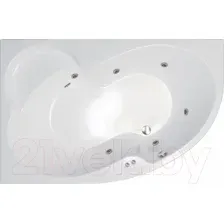 Ванна акриловая Triton Мари 170x110 R Базовая Flat (с гидромассажем)