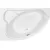 Ванна Cersanit Kaliope 153x100 L 63441 (с каркасом и сифоном Prime черный)