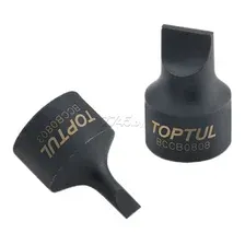 Головка 1/4" с насадкой шлицевой 4,5 мм SNCM+V TOPTUL (BCCB084E)