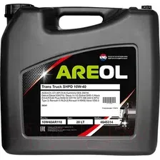 Моторное масло Areol Trans Truck SHPD 10W40 / 10W40AR118 (20л)