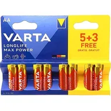 Комплект батареек Varta Longlife Max Power AA LR6 Alkaline BL53 / 4706101428
