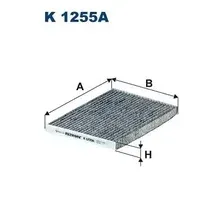 Салонный фильтр FILTRON K 1255A NISSAN Qashqai/X-Trail 1.5DCi/2.0DCi/1.6/2.0i 07>