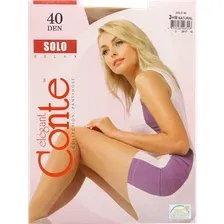 Колготки женские Conte Elegant Solo, 40 den, natural, размер 3