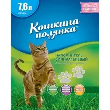 Наполнитель для туалета Кошкина Полянка Силикагелевый (без запаха) 7.6 л