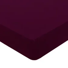 Простыня Миланика Бордо на резинке 160x200 (поплин г/к)