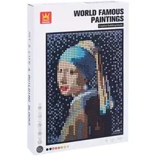 Конструктор Wange Картина Девушка с жемчужной сережкой 143659 (3262эл)