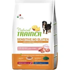 Сухой корм для собак Trainer Natural Sensitive No Gluten Medium&Maxi Adult свинина (3кг)