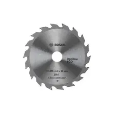 Диск пильный 200х32 мм 24 зуб. по дереву OPTILINE ECO WOOD BOSCH (твердоспл. зуб) (2608641791)