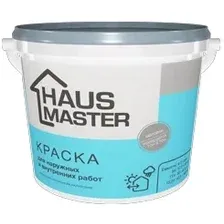 Краска Haus Master Для наружных и внутренних работ 11 л (белый)